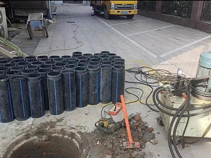 南昌县PE置换管厂家 DN315置换管 非开挖管短管置换